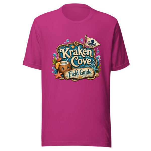Kraken Cove Field Guide Graphic Tee mockup 5
