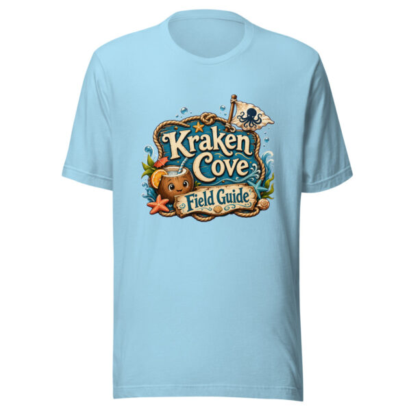 Kraken Cove Field Guide Graphic Tee mockup 6