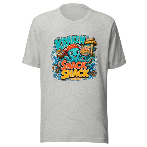 Kraken Snack Shack Graphic Tee mockup 11