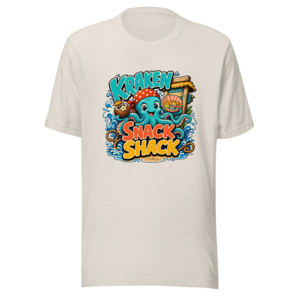 Kraken Snack Shack Graphic Tee mockup 14