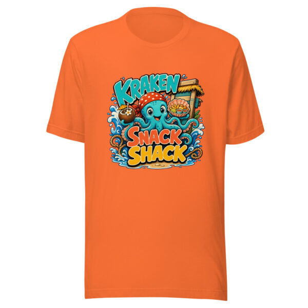 Kraken Snack Shack Graphic Tee mockup 17