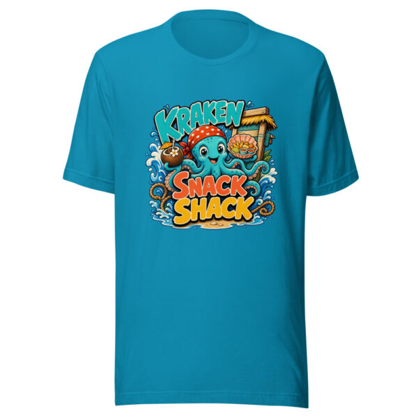 Kraken Snack Shack Graphic Tee mockup 2