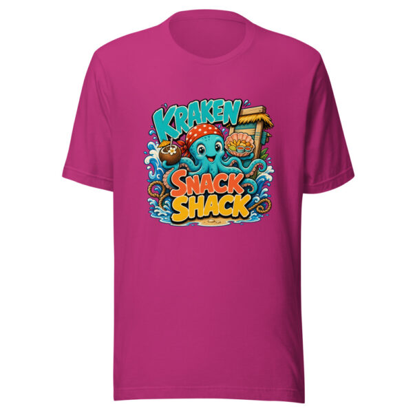Kraken Snack Shack Graphic Tee mockup 5