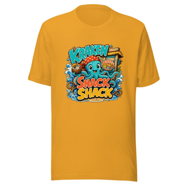 Kraken Snack Shack Graphic Tee mockup 6