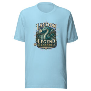Lagoon Legend Logged Heartbeat-20260629T025142Z Graphic Tee front view