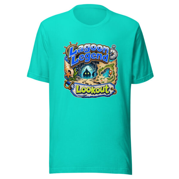 Lagoon Legend Lookout Graphic Tee mockup 1 Lagoon Legend Lookout Graphic Tee front view