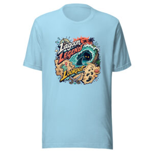 Lagoon Legend Lookout Graphic Tee mockup 1 Lagoon Legend Lookout Graphic Tee front view