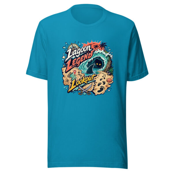 Lagoon Legend Lookout Graphic Tee mockup 2