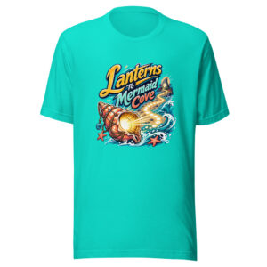 Lanterns To Mermaid Cove Graphic Tee front view