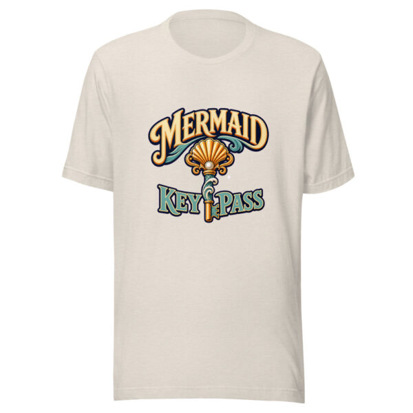 Mermaid Key Pass Graphic Tee mockup 14 Mermaid Key Pass Graphic Tee mockup 14