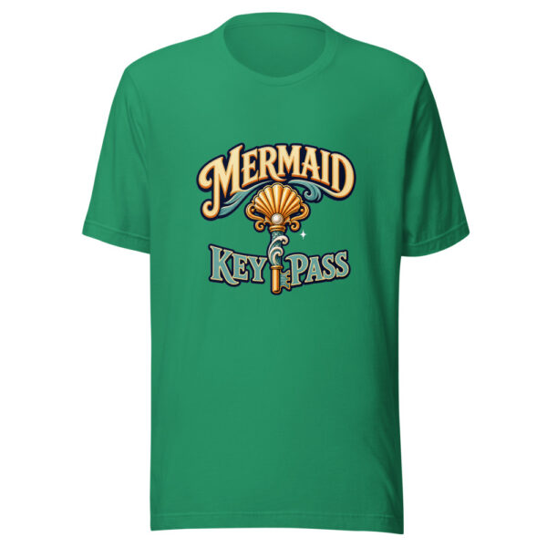 Mermaid Key Pass Graphic Tee mockup 15 Mermaid Key Pass Graphic Tee mockup 15