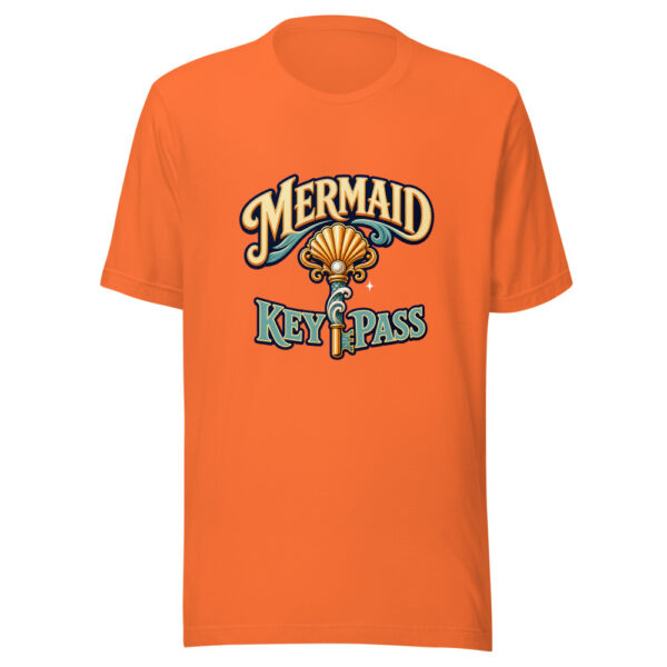 Mermaid Key Pass Graphic Tee mockup 17 Mermaid Key Pass Graphic Tee mockup 17