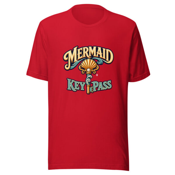 Mermaid Key Pass Graphic Tee mockup 19 Mermaid Key Pass Graphic Tee mockup 19