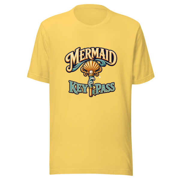 Mermaid Key Pass Graphic Tee mockup 20 Mermaid Key Pass Graphic Tee mockup 20