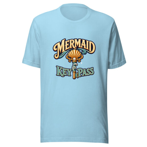 Mermaid Key Pass Graphic Tee mockup 6 Mermaid Key Pass Graphic Tee mockup 6