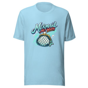 Mermaid Net Worth Graphic Tee front view