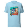 Mermaid Shell Phone Graphic Tee mockup 4 Mermaid Shell Phone Graphic Tee mockup 4