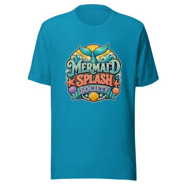 MERMAID SPLASH SOCIETY Graphic Tee mockup 2