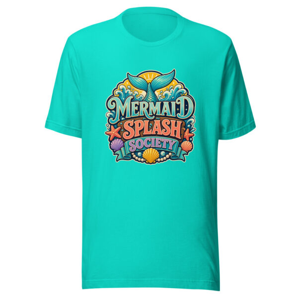 MERMAID SPLASH SOCIETY Graphic Tee mockup 3