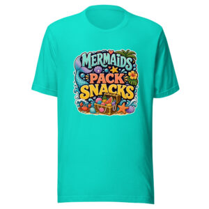 MERMAIDS PACK SNACKS Heartbeat-20260623-codex-fallback Graphic Tee mockup 1 MERMAIDS PACK SNACKS Heartbeat-20260623-codex-fallback Graphic Tee front view