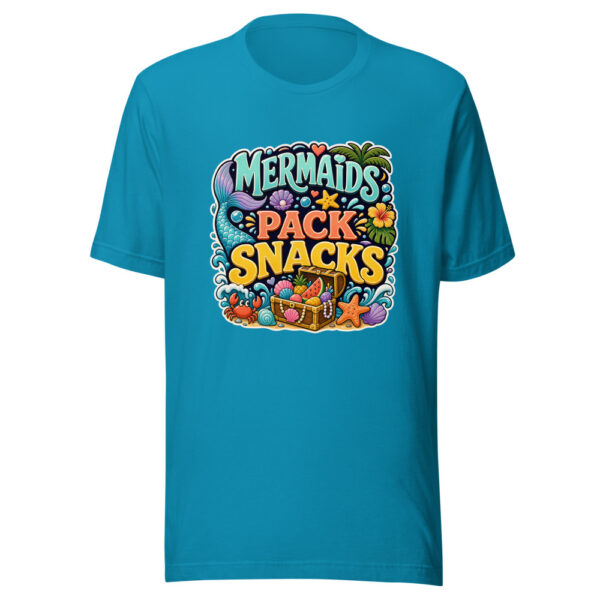 MERMAIDS PACK SNACKS Heartbeat-20260623-codex-fallback Graphic Tee mockup 2