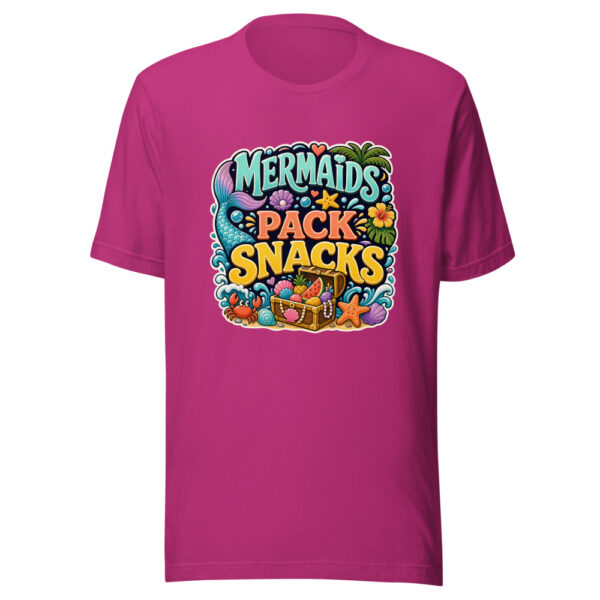 MERMAIDS PACK SNACKS Heartbeat-20260623-codex-fallback Graphic Tee mockup 5