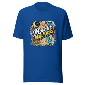Moonlit Map Makers Graphic Tee mockup 1 Moonlit Map Makers Graphic Tee front view