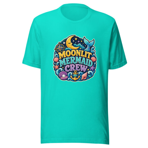 MOONLIT MERMAID CREW Heartbeat-20260622-codex-fallback Graphic Tee mockup 2