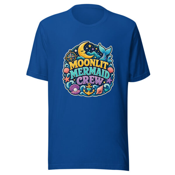 MOONLIT MERMAID CREW Heartbeat-20260622-codex-fallback Graphic Tee mockup 3