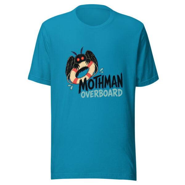 Mothman Overboard Mothman-overboard Graphic Tee mockup 2 Mothman Overboard Mothman-overboard Graphic Tee mockup 2