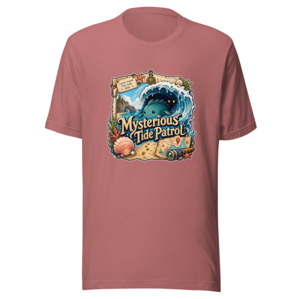 Mysterious Tide Patrol Graphic Tee mockup 21