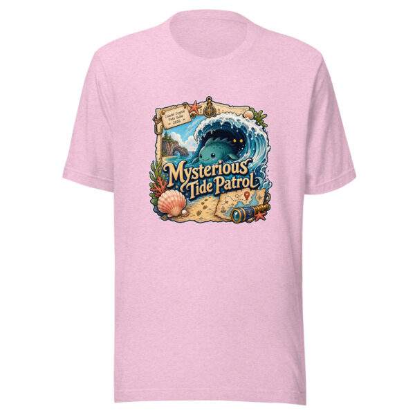Mysterious Tide Patrol Graphic Tee mockup 23