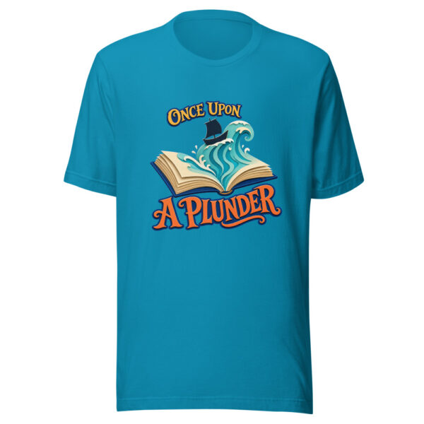Once Upon A Plunder Fairy-tale-pirate-pun Graphic Tee mockup 2