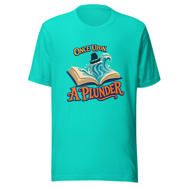 Once Upon A Plunder Fairy-tale-pirate-pun Graphic Tee mockup 3
