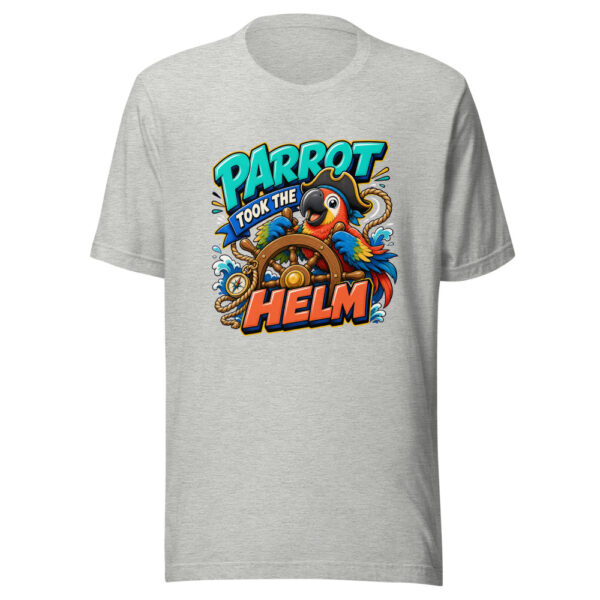 Parrot Took The Helm Graphic Tee mockup 11 Parrot Took The Helm Graphic Tee mockup 11