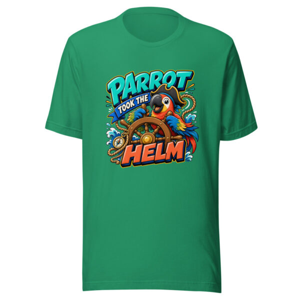 Parrot Took The Helm Graphic Tee mockup 15 Parrot Took The Helm Graphic Tee mockup 15