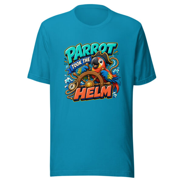 Parrot Took The Helm Graphic Tee mockup 2 Parrot Took The Helm Graphic Tee mockup 2