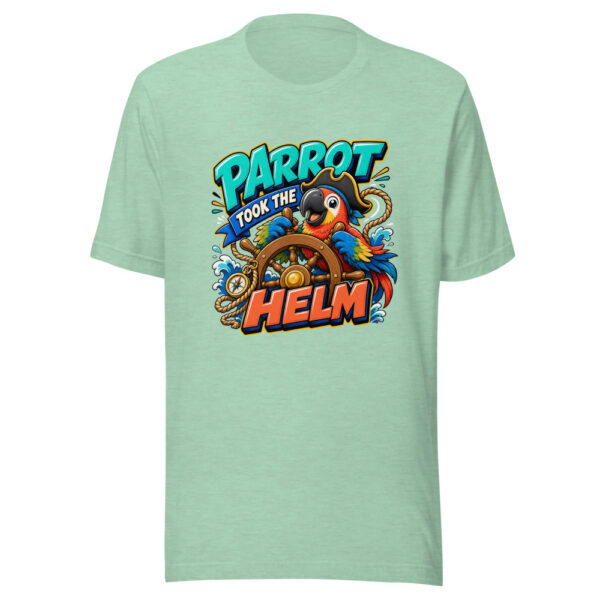 Parrot Took The Helm Graphic Tee mockup 24 Parrot Took The Helm Graphic Tee mockup 24
