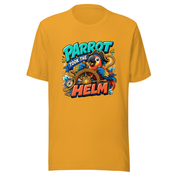 Parrot Took The Helm Graphic Tee mockup 6 Parrot Took The Helm Graphic Tee mockup 6