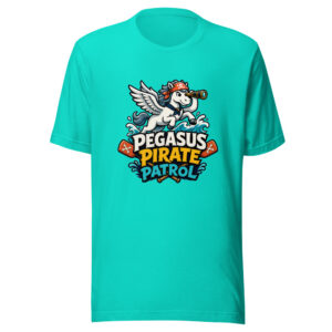 Pegasus Pirate Patrol Heartbeat-20260630T201625Z Graphic Tee mockup 1 Pegasus Pirate Patrol Heartbeat-20260630T201625Z Graphic Tee front view