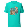 Pirate Map Mythology Graphic Tee mockup 3