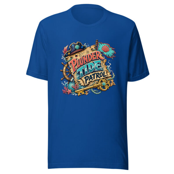 Plunder Tide Patrol Graphic Tee mockup 3 Plunder Tide Patrol Graphic Tee mockup 3