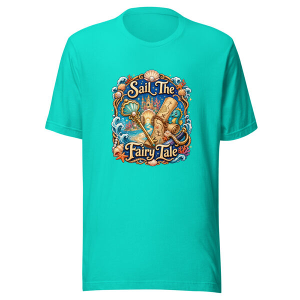 Sail The Fairy Tale Graphic Tee mockup 3