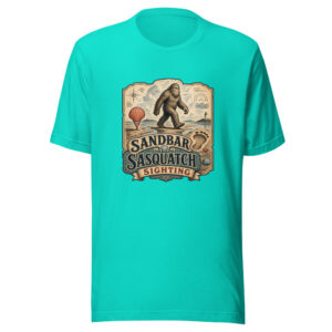 Sandbar Sasquatch Sighting Heartbeat-20260629T204141Z Graphic Tee mockup 1 Sandbar Sasquatch Sighting Heartbeat-20260629T204141Z Graphic Tee front view