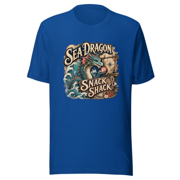Sea Dragon Snack Shack Graphic Tee mockup 3
