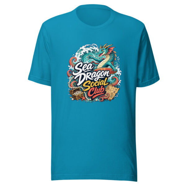 Sea Dragon Social Club Graphic Tee mockup 1 Sea Dragon Social Club Graphic Tee front view