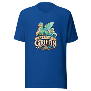 Sea Glass Griffin Graphic Tee mockup 1 Sea Glass Griffin Graphic Tee front view