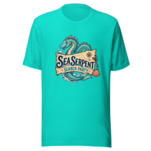 Sea Serpent Search Party Graphic Tee mockup 1 Sea Serpent Search Party Graphic Tee front view