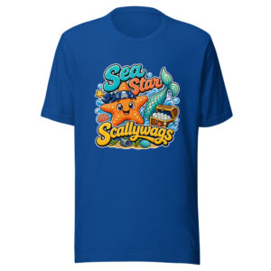 Sea Star Scallywags Graphic Tee mockup 1 Sea Star Scallywags Graphic Tee front view