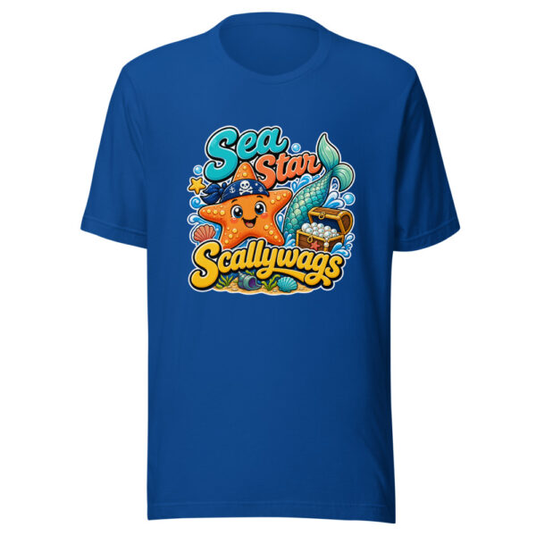 Sea Star Scallywags Graphic Tee mockup 1 Sea Star Scallywags Graphic Tee front view